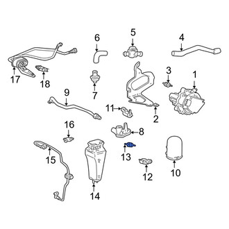 Porsche OE - Secondary Air Injection Pump Check Valve