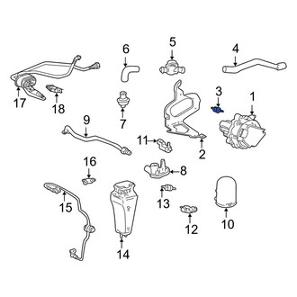 Porsche OE - Secondary Air Injection Pump Mount
