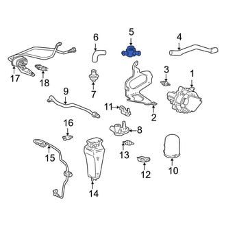 Porsche OE - Secondary Air Injection Control Valve