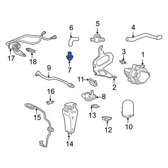 Porsche OE - Secondary Air Injection Pump Check Valve