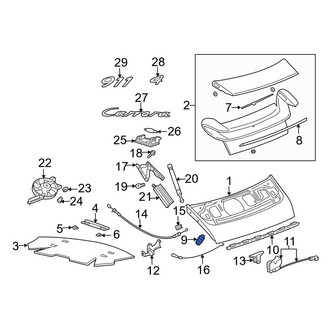 Porsche OE - Front Hood Stop Buffer