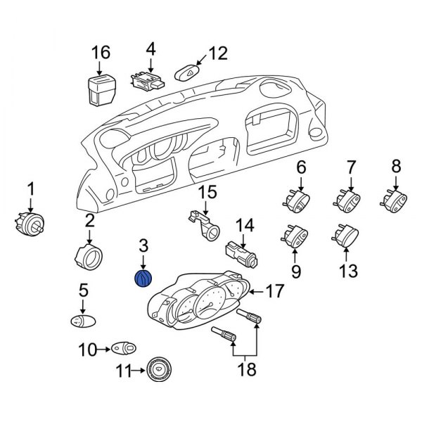 Headlight Switch Knob