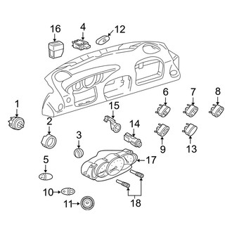 Porsche OE - Instrument Panel - Cluster & Switches (996 Body Code)