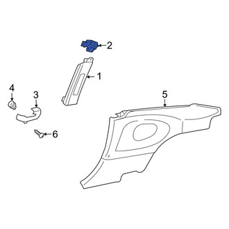 Porsche OE - Rear Left Coat Hook