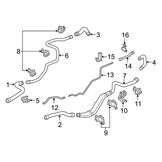 Porsche OE - Cooling - Hoses & Pipes (Front), (GT3)