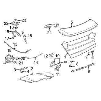 Porsche OE - Engine Lid - Exterior Trim (GT3)