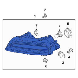 Porsche OE - Front Left Daytime Running Light