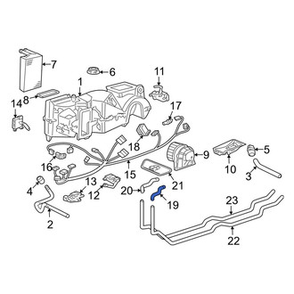 Porsche OE - HVAC Heater Hose
