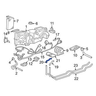 Porsche OE - HVAC Heater Hose