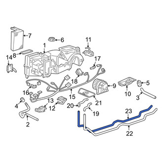 Porsche OE - Front Engine Coolant Pipe