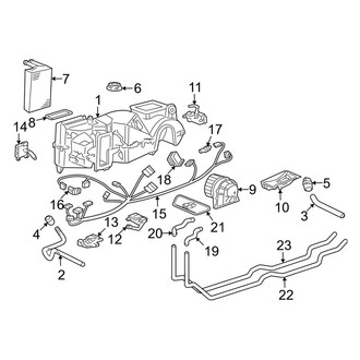 Porsche OE - Air Conditioner & Heater - Evaporator & Heater Components (997 Body Code)
