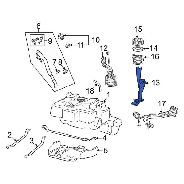 Fuel Sender and Hanger Assembly