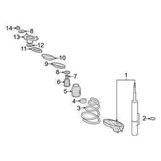 Porsche OE - Front Suspension - Struts & Components