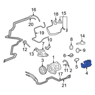 Porsche OE - Lower Power Steering Reservoir
