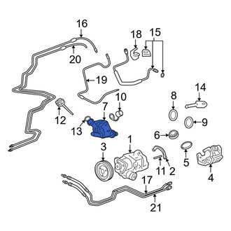 Porsche OE - Lower Power Steering Reservoir