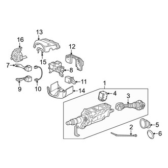 Porsche OE - Steering Column Assembly (997 Body Code Naturally Aspirated)