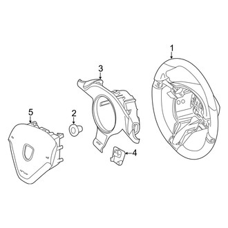 Porsche OE - Steering Wheel & Trim (Automatic Dual Clutch Tr)
