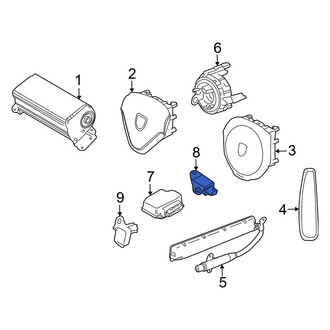 Porsche OE - Air Bag Impact Sensor