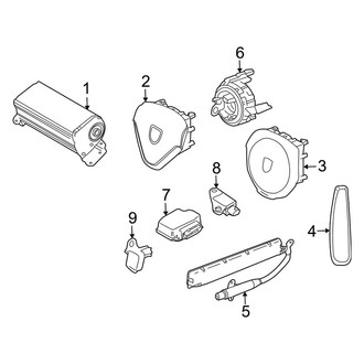 Porsche OE - Restraint Systems - Air Bag Components (Naturally Aspirated)