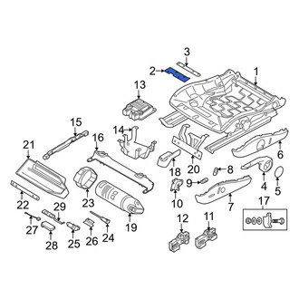 Porsche OE - Seat Track Reinforcement