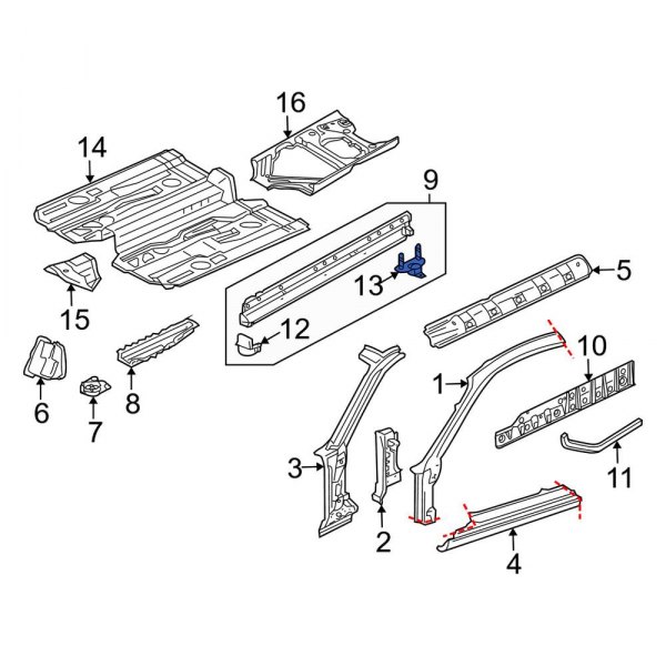 Jack Pad Bracket