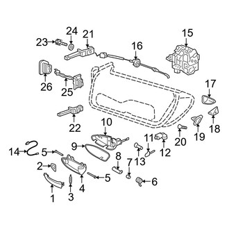 Porsche OE - Door - Lock & Hardware