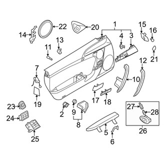 Porsche OE - Door - Interior Trim (Convertible)