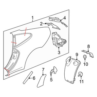 Porsche OE - Quarter Panel & Components (Coupe)