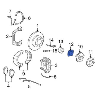 Porsche OE - Rear CV Axle Retainer Plate