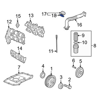 Porsche OE - Engine Oil Filler Cap Seal