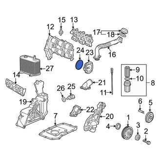 Porsche OE - Engine Oil Pump O-Ring