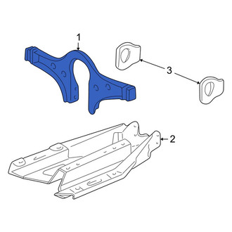 Porsche OE - Manual Transmission Mount Bracket