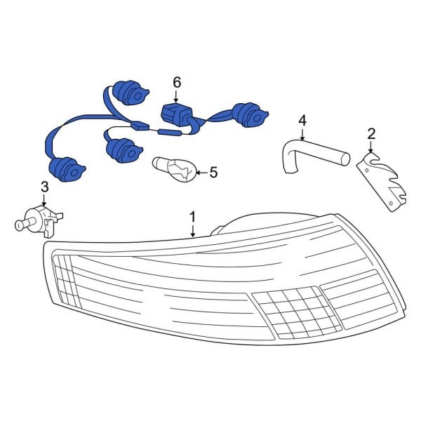 Porsche Oe Rear Tail Light Wiring Harness