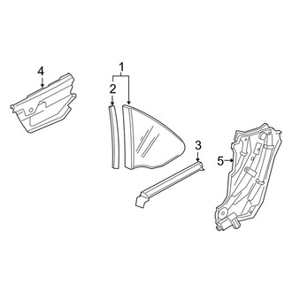 Porsche OE - Quarter Panel - Glass (Carrera / Carrera 4 / Carrera 4 GTS / Carrera 4S / Carrera S Convertible)