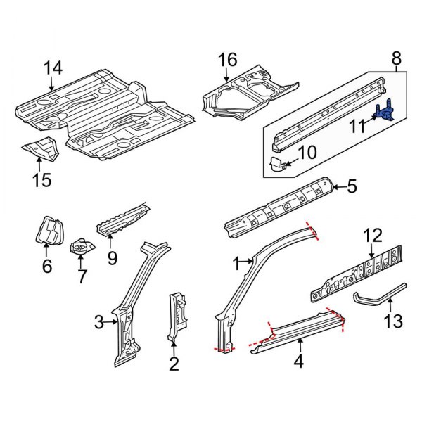 Jack Pad Bracket