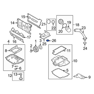 Porsche OE - Engine Oil Filter Housing Seal