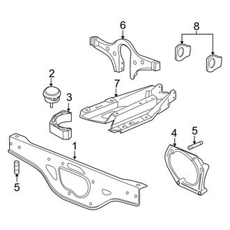 Porsche OE - Engine Mounting (Targa 4)