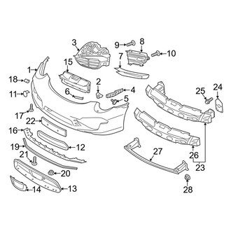 Porsche OE - Front Bumper - Bumper & Components