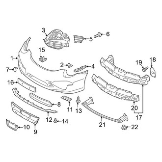 Porsche OE - Front Bumper - Bumper & Components
