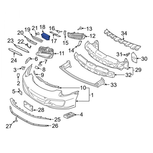 Radiator Support Air Duct