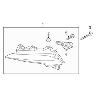 Porsche OE - Front Lamps - Daytime Running Lamp Components