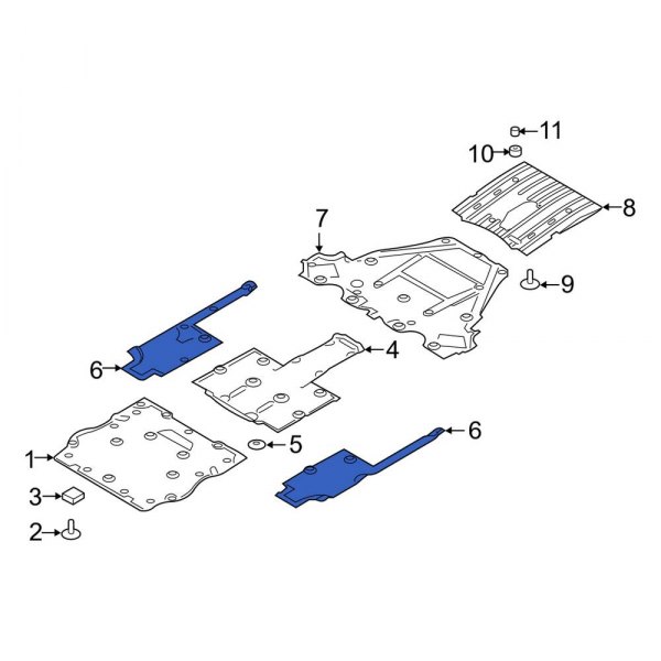 Floor Pan Splash Shield