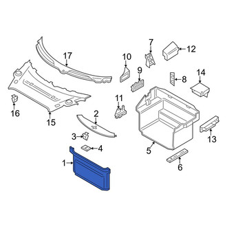 Porsche OE - Front Trunk Trim Panel