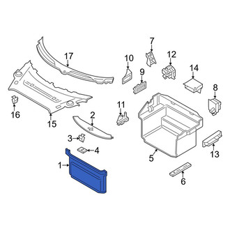 Porsche OE - Front Trunk Trim Panel