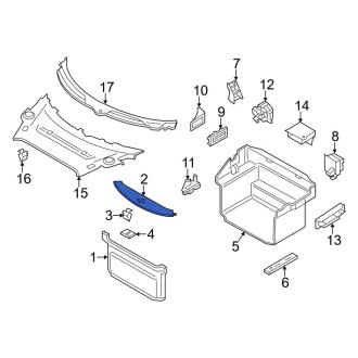 Porsche Boxster Trunk & Tailgate Moldings — CARID.com