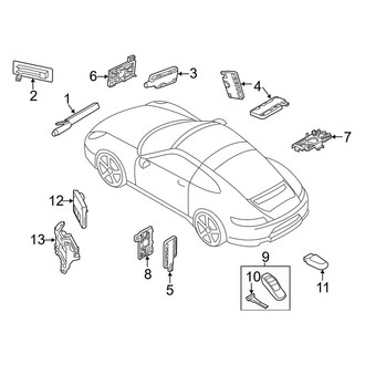 Porsche OE - Electrical - Keyless Entry Components (991 Body Code)
