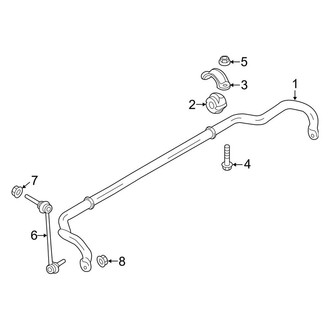 Porsche OE - Front Suspension - Stabilizer Bar & Components (GT3 / GT3 RS / R)