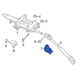 Porsche OE - Lower Steering Coupling Boot