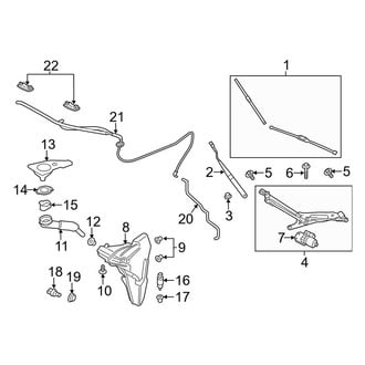 Porsche OE - Windshield - Wiper & Washer Components (991 Body Code)
