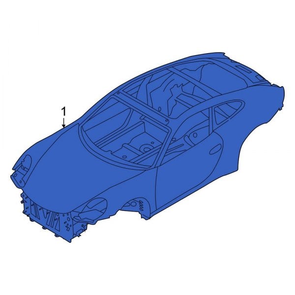 porsche 911 rc body shell